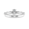 Jewelove™ Rings I VS / Women's Band only 0.30cts Oval Cut Solitaire with Marquise Cut Diamond Accents Platinum Ring JL PT 2017
