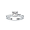 Jewelove™ Rings Women's Band only / VS I 0.30cts. Princess Cut Diamond Solitaire Platinum Engagement Ring JL PT 0065-A