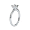 Jewelove™ Rings Women's Band only / VS I 0.30cts. Princess Cut Diamond Solitaire Platinum Engagement Ring JL PT 0074-A