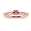 Jewelove™ Rings Women's Band only / VS J 0.30cts. Solitaire 18K Rose Gold Ring with Marquise Cut Diamond Accents JL AU 2011R