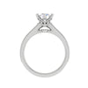 Jewelove™ Rings J VS / Women's Band only 0.30cts Solitaire 6 Prong Diamond Platinum Ring JL PT RV CU 105-A