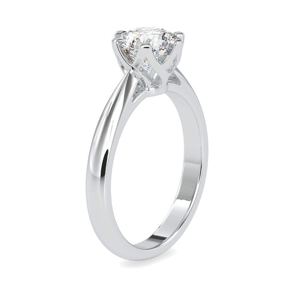 Jewelove™ Rings Women's Band only / VS J 0.30cts. Solitaire 6 Prong Platinum Engagement Ring JL PT 0181-A