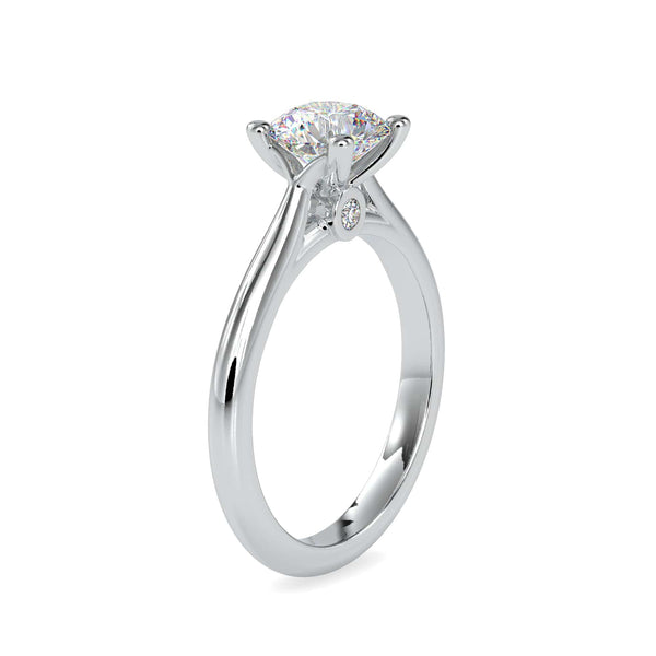Jewelove™ Rings Women's Band only / VS J 0.30cts. Solitaire Platinum Diamond Engagement Ring JL PT 0095 - A