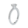 Jewelove™ Rings Women's Band only / VS J 0.30cts. Solitaire Platinum Diamond Shank Engagement Ring JL PT 0029-A