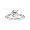Jewelove™ Rings Women's Band only / VS J 0.30cts. Solitaire Platinum Diamond Shank Engagement Ring JL PT 0114-B