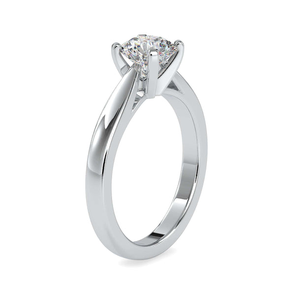 Jewelove™ Rings Women's Band only / VS J 0.30cts. Solitaire Platinum Engagement Ring JL PT 0056-A