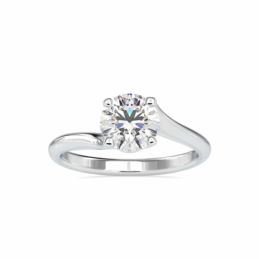 Jewelove™ Rings Women's Band only / VS J 0.30cts. Solitaire Platinum Engagement Ring JL PT 0127-A