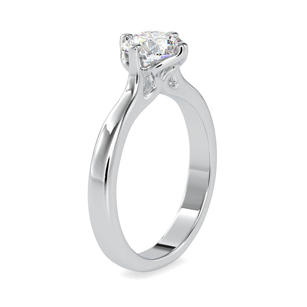 Jewelove™ Rings Women's Band only / VS J 0.30cts. Solitaire Platinum Engagement Ring JL PT 0130-A