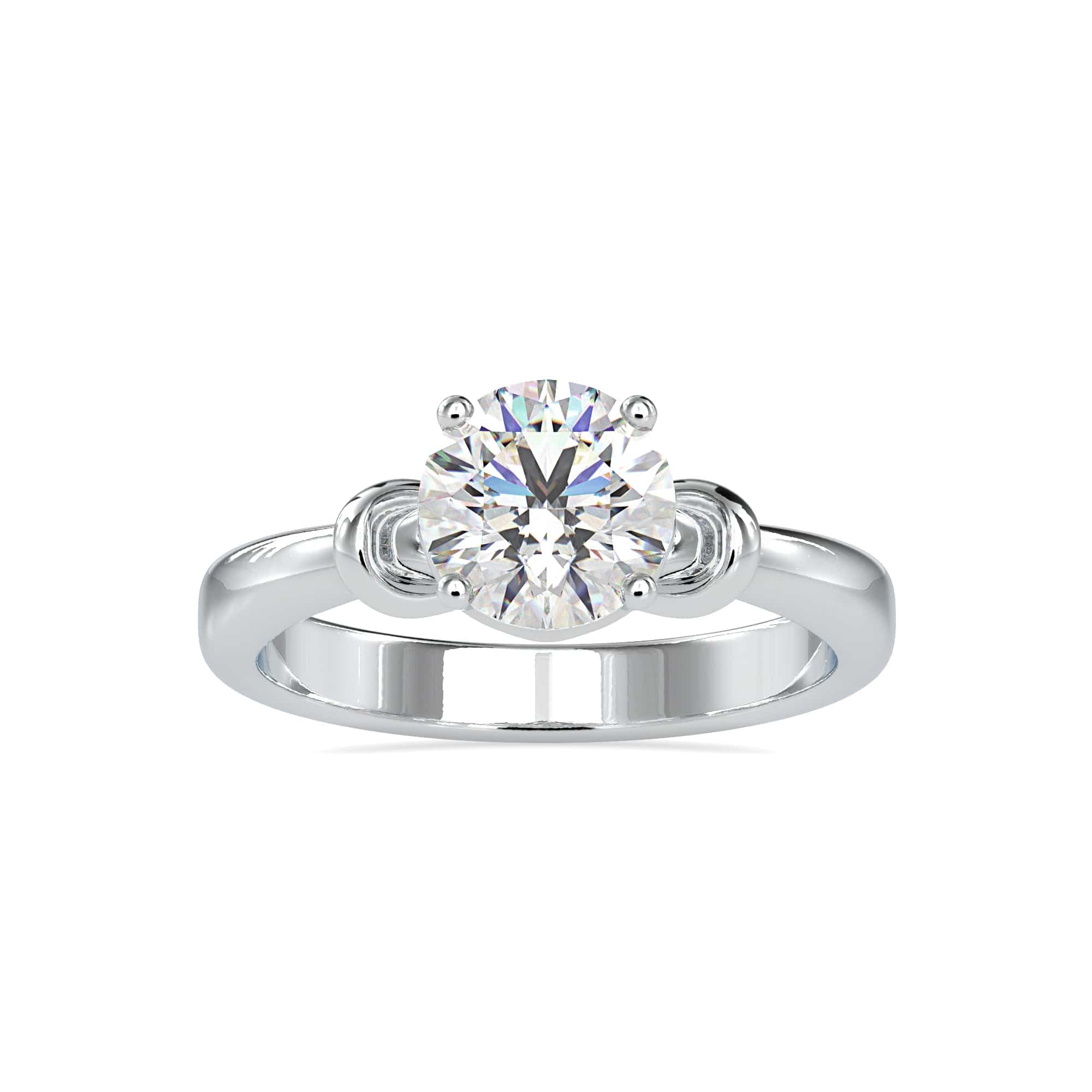 Jewelove™ Rings Women's Band only / VS J 0.30cts. Solitaire Platinum Engagement Ring JL PT 0131-A