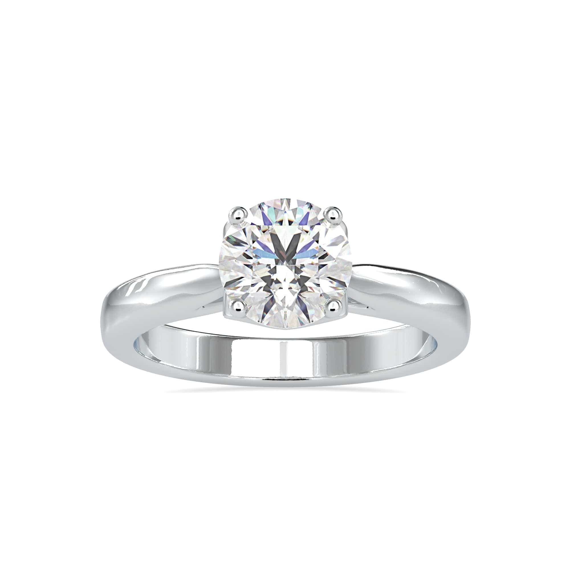 Jewelove™ Rings Women's Band only / VS J 0.30cts. Solitaire Platinum Engagement Ring JL PT 0134-A
