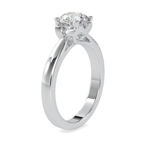Jewelove™ Rings Women's Band only / VS J 0.30cts. Solitaire Platinum Engagement Ring JL PT 0134-A