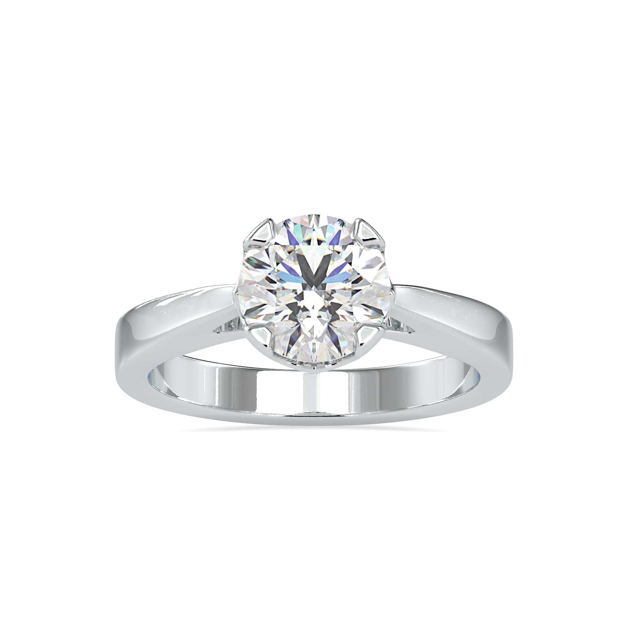 Jewelove™ Rings Women's Band only / J VS 0.30cts. Solitaire Platinum Engagement Ring JL PT 0138-A