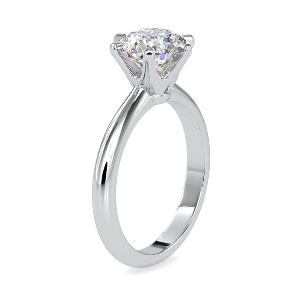 Jewelove™ Rings Women's Band only / VS J 0.30cts. Solitaire Platinum Engagement Ring JL PT 0174