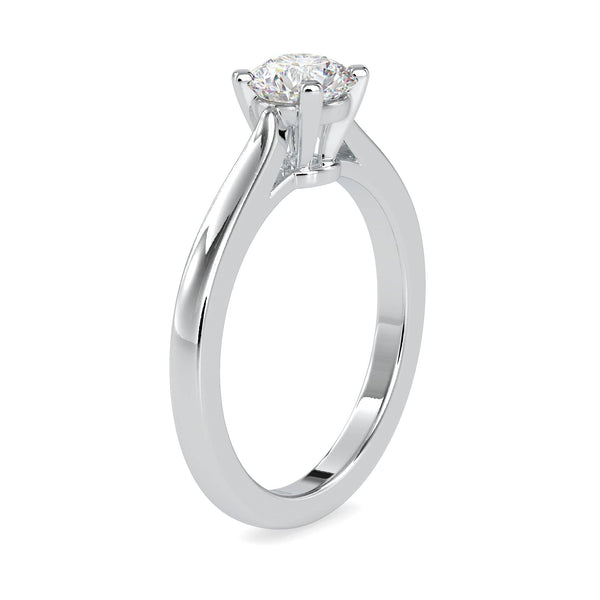 Jewelove™ Rings Women's Band only / VS J 0.30cts. Solitaire Platinum Engagement Ring JL PT 0176
