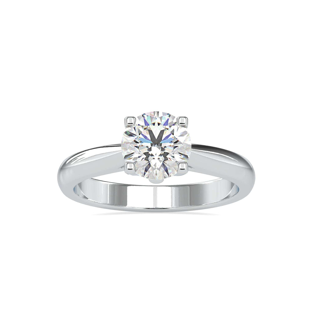Jewelove™ Rings Women's Band only / VS J 0.30cts. Solitaire Platinum Engagement Ring JL PT 0180-A