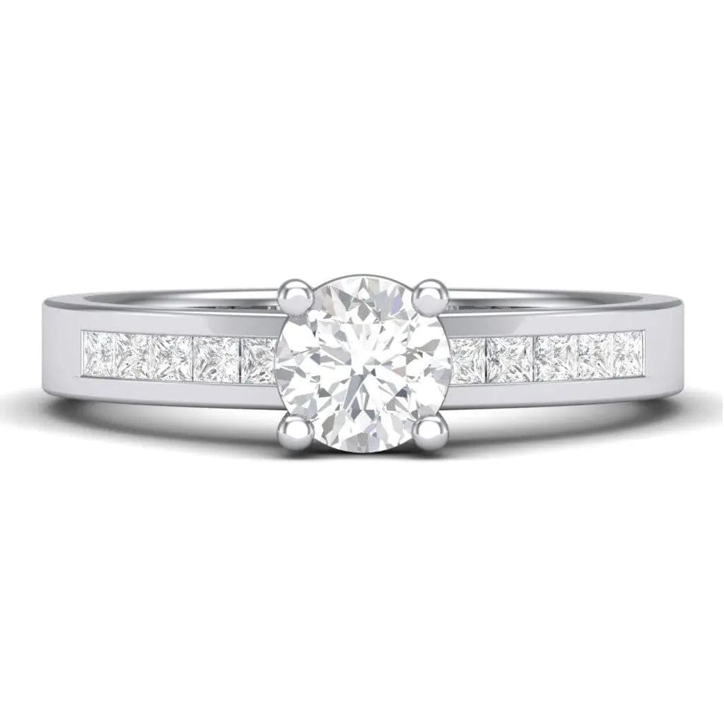Platinum Model Rings Platinum Solitaire Rings in India - 30 Pointer Solitaire Platinum ...