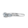 Jewelove™ Rings J VS / Women's Band only 0.30cts Solitaire with Pear Cut Diamond Accents Platinum Ring JL PT 2020