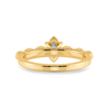 Jewelove™ Rings Women's Band only / VS I 0.30ts. Marquise Cut Solitaire Diamond Accents 18K Yellow Gold Ring JL AU 2019Y