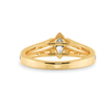 Jewelove™ Rings Women's Band only / VS I 0.30ts. Marquise Cut Solitaire Diamond Split Shank 18K Yellow Gold Ring JL AU 1184Y