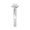 Jewelove™ Rings VS J / Women's Band only 0.50 cts Designer Solitaire Diamond Platinum Ring JL PT RP RD 200