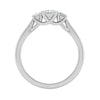 Jewelove™ Rings I VS / Women's Band only 0.50 cts. Princess Cut Solitaire Platinum Diamond Ring JL PT R3 PR 158