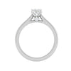 Jewelove™ Rings VS I / Women's Band only 0.50 cts Princess Cut Solitaire Platinum Diamonds Ring JL PT RS PR 182