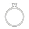 Jewelove™ Rings VS I / Women's Band only 0.50 cts Princess Cut Solitaire Platinum Ring JL PT RS PR 189