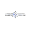 Jewelove™ Rings VS J / Women's Band only 0.50 cts Solitaire Diamond Shank Platinum Ring JL PT RC RD 252