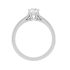 Jewelove™ Rings VS J / Women's Band only 0.50 cts Solitaire Diamond Shank Platinum Ring JL PT RC RD 262