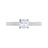 Jewelove™ Rings VS J / Women's Band only 0.50 cts Solitaire Diamond Shank Platinum Ring JL PT RC RD 262