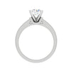 Jewelove™ Rings VS J / Women's Band only 0.50 cts Solitaire Diamond Shank Platinum Ring JL PT RC RD 266
