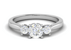 Jewelove™ Rings J VS / Women's Band only 0.50 cts Solitaire Platinum Ring JL PT R3 RD 155