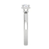Jewelove™ J VS / Women's Band only 0.50 cts Solitaire Platinum Ring JL PT RS RD 111