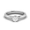 Jewelove™ J VS / Women's Band only 0.50 cts Solitaire Platinum Ring JL PT RS RD 111