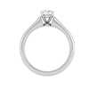 Jewelove™ J VS / Women's Band only 0.50 cts Solitaire Platinum Ring JL PT RS RD 112