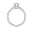 Jewelove™ Rings VS J / Women's Band only 0.50 cts Solitaire Platinum Ring JL PT RS RD 118