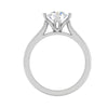 Jewelove™ Rings VS J / Women's Band only 0.50 cts Solitaire Platinum Ring JL PT RS RD 119