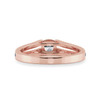 Jewelove™ Rings Women's Band only / VVS G 0.50cts. Cushion Cut Solitaire Diamond Split Shank 18K Rose Gold Ring JL AU 1179R-A