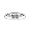 Jewelove™ Rings Women's Band only / VS I 0.50cts. Cushion Cut Solitaire Diamond Split Shank Platinum Diamond Shank Engagement Ring JL PT 1179-A