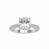 Jewelove™ Rings Women's Band only / VVS G 0.50cts. Cushion Cut Solitaire Platinum Diamond Engagement Ring JL PT 0103-A