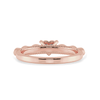 Jewelove™ Rings Women's Band only / VS I 0.50cts. Heart Cut Solitaire with Marquise Cut Diamond Accents 18K Rose Gold Ring JL AU 2016R-A