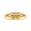 Jewelove™ Rings Women's Band only / VS I 0.50cts. Oval Cut Solitaire Diamond Split Shank 18K Yellow Gold Ring JL AU 1182Y-A