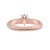 Jewelove™ Rings Women's Band only / VS I 0.50cts. Pear Cut Solitaire Diamond Split Shank 18K Rose Gold Ring JL AU 1191R-A