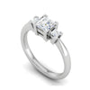 Jewelove™ Rings I VS / Women's Band only 0.50cts. Princess Cut Solitaire Diamond Platinum Ring JL PT R3 PR 110