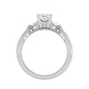 Jewelove™ Rings I VS / Women's Band only 0.50cts Princess Cut Solitaire with Pear Diamond Platinum Ring JL PT RV PR 124