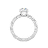 Jewelove™ Rings J VS / Women's Band only 0.50cts Solitaire Diamond Platinum Ring JL PT D4130