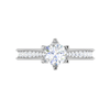 Jewelove™ Rings J VS / Women's Band only 0.50cts Solitaire Diamond Platinum Ring JL PT RV CU 105