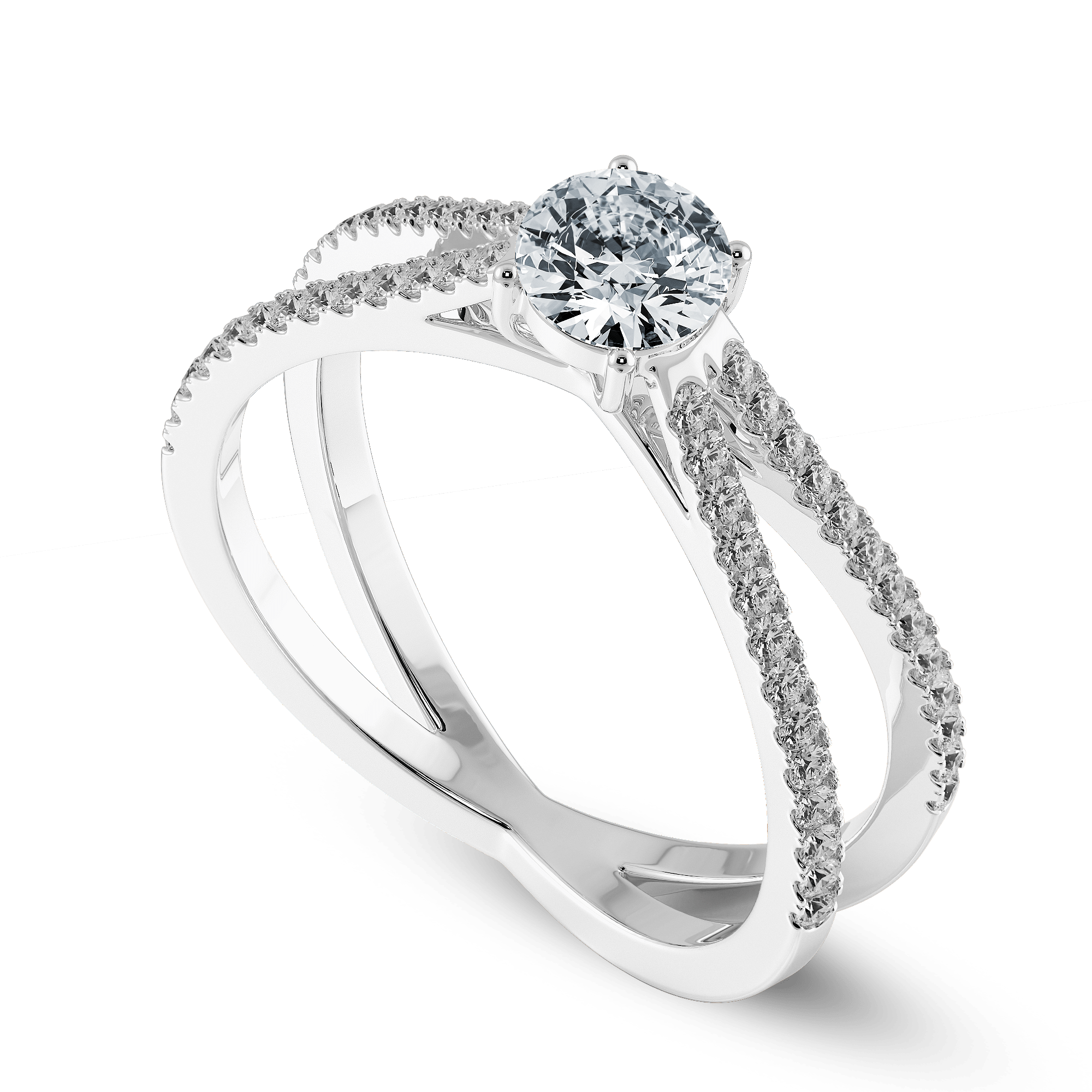 90 Carat 14K Rose Gold Diamond Engagement Ring Center=.50 F-SI1  Value=$7,950 | eBay