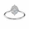Jewelove™ Rings Women's Band only / VS J 0.50cts. Solitaire Platinum Diamond Halo Engagement Ring JL PT 0662