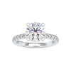 Jewelove™ Rings Women's Band only / VS J 0.50cts. Solitaire Platinum Diamond Shank Engagement Ring JL PT 0114-A